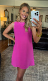 Hot Pink Pearl Dress