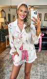 Ivory Champagne Pajama Top