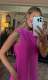 Hot Pink Pearl Dress