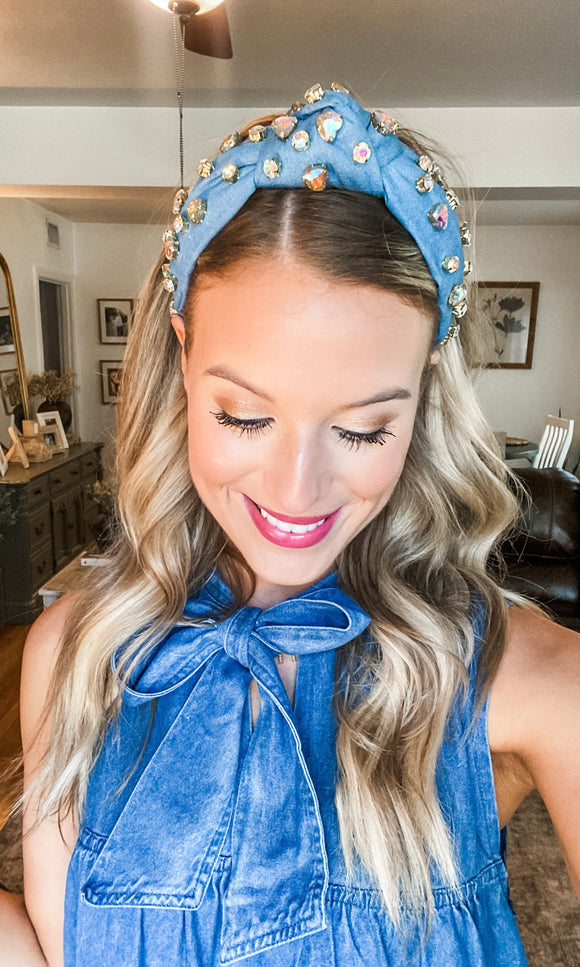 Denim Headband